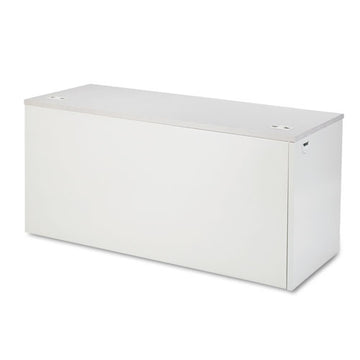 HON® 38000 Series Return Shell, 31.75w X 53.19d X 3.75h, Silver Mesh-light Gray,left freeshipping - TVN Wholesale
